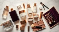 luxury beauty product selection
