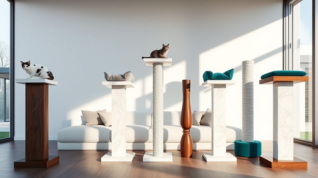 luxury cat scratching posts