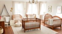 luxury convertible nursery cribs