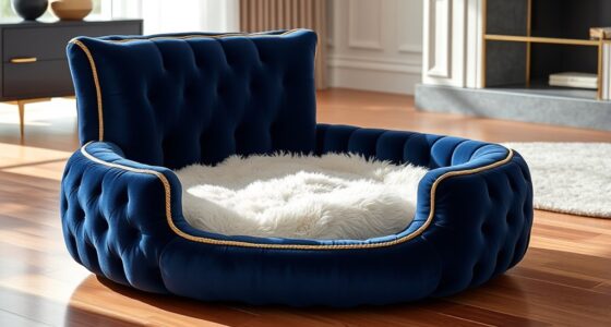 luxury dog beds selection