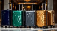 luxury durable travel luggage