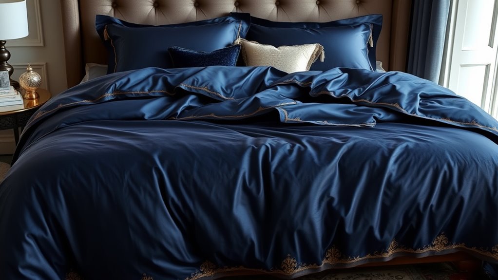 luxury king bed bedding