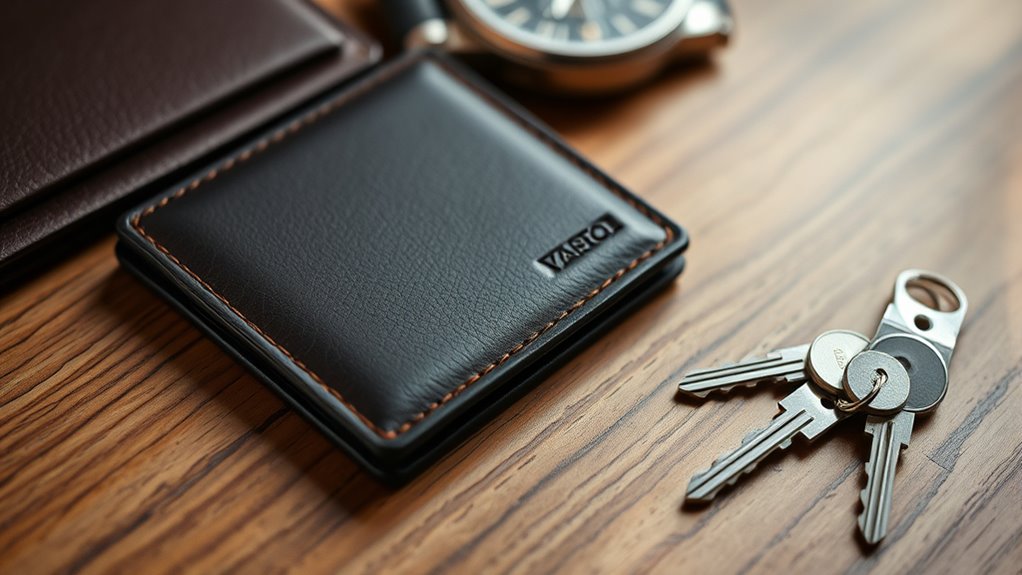 luxury leather wallet essentials