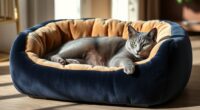 luxury orthopedic cat beds