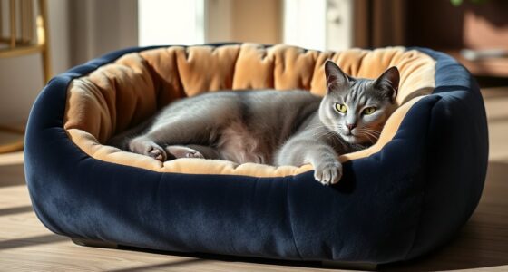 luxury orthopedic cat beds