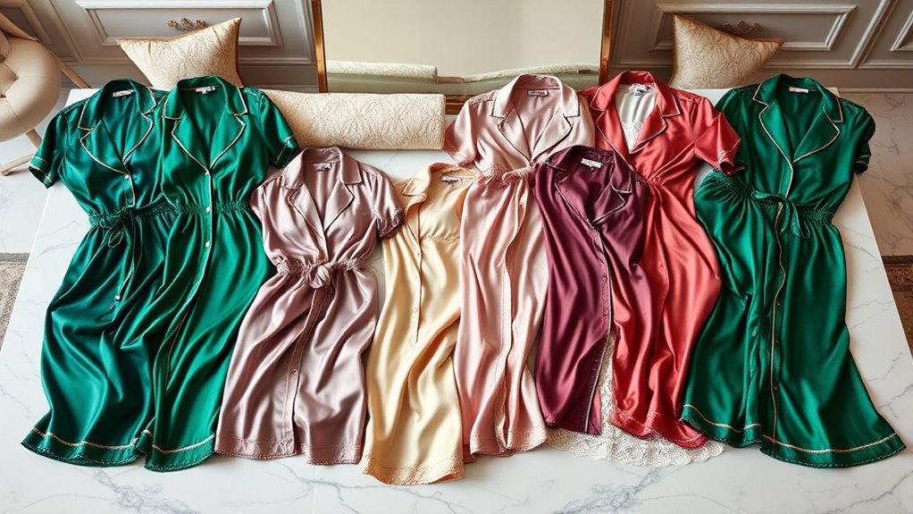 luxury silk sleepwear collection
