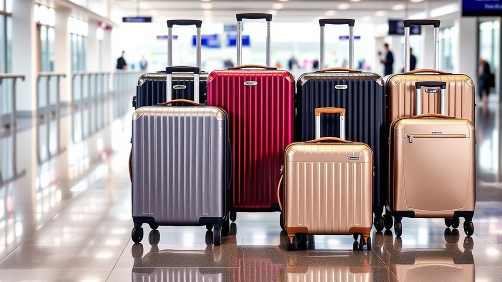 luxury versatile travel luggage
