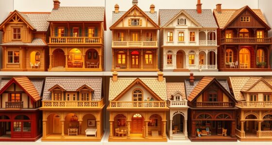 luxury wooden dollhouses collection