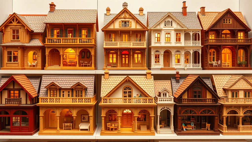 luxury wooden dollhouses collection