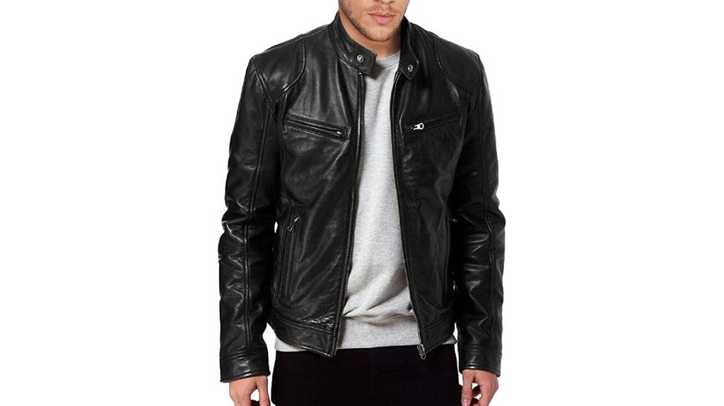 men s genuine lambskin leather