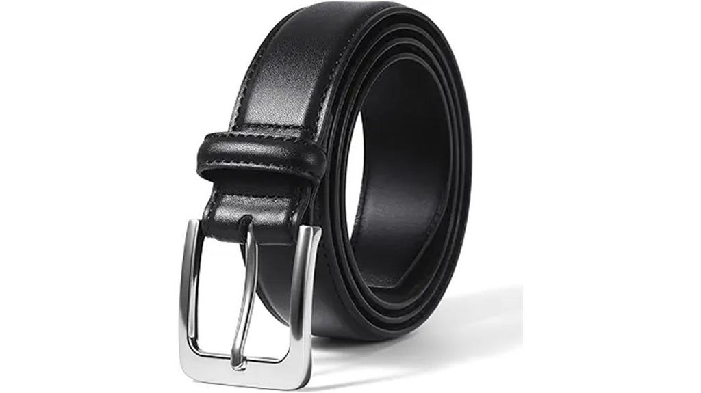 men s leather dress belt