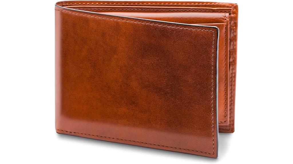 men s leather wallet with passcase