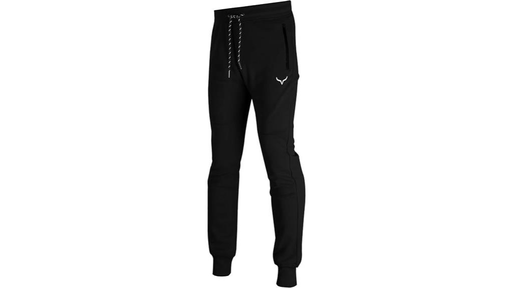 men s spandex fleece joggers