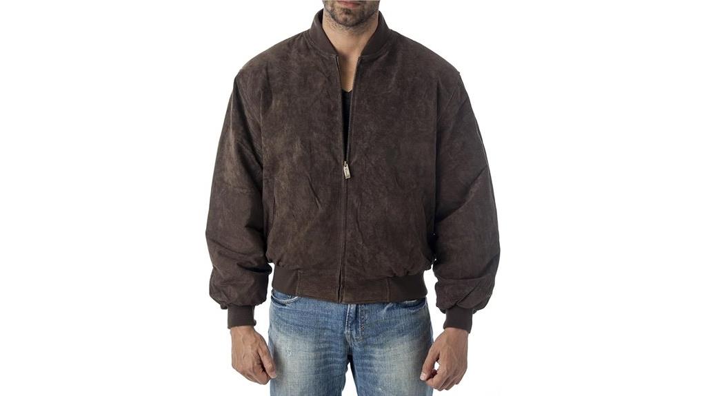 men s suede leather jacket