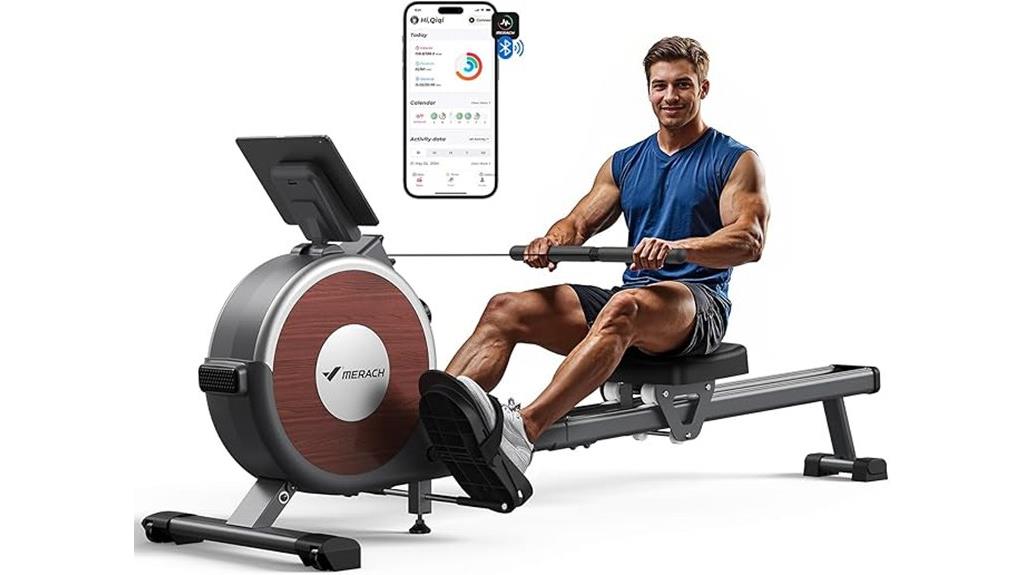 merach rowing machine resistance