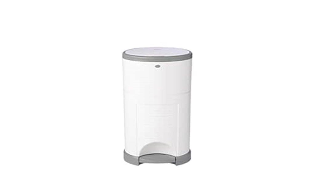mini hands free diaper pail