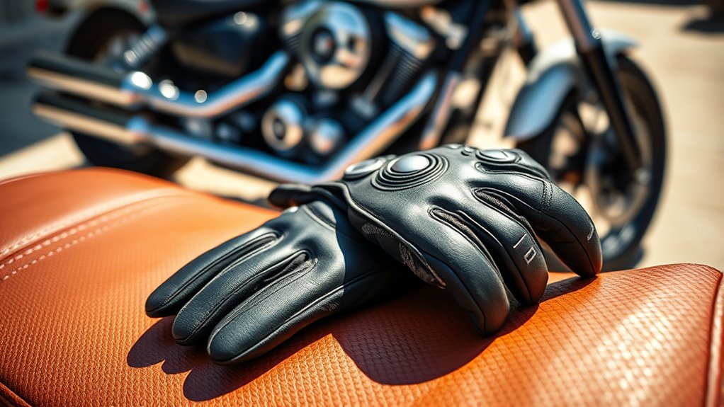 motorcycle glove safety features