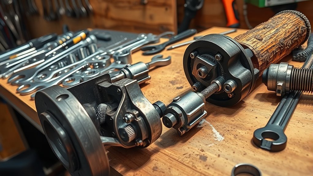 organized safe maintenance station