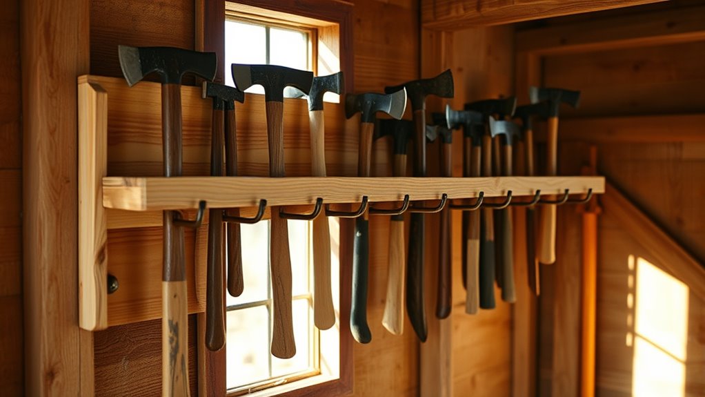 organized safe tool storage