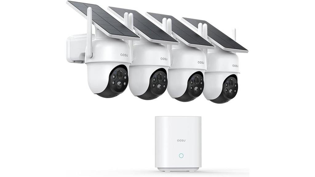 outdoor 4 camera security system