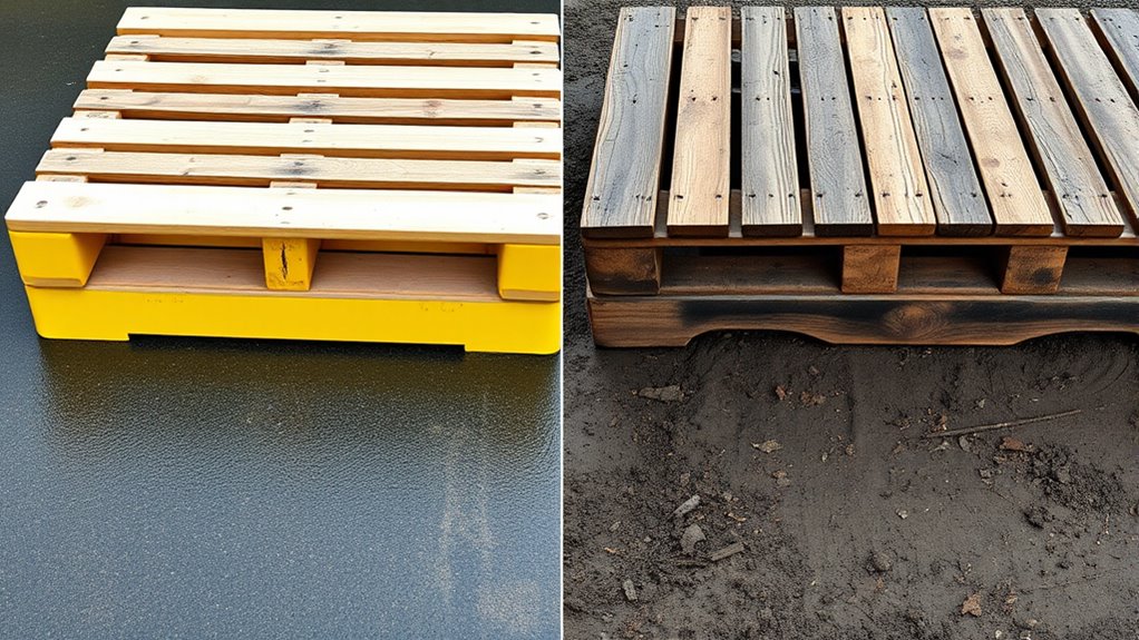pallets versus ground contact