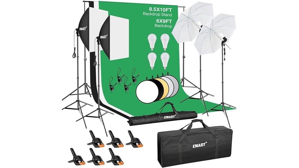 photography backdrop and lighting
