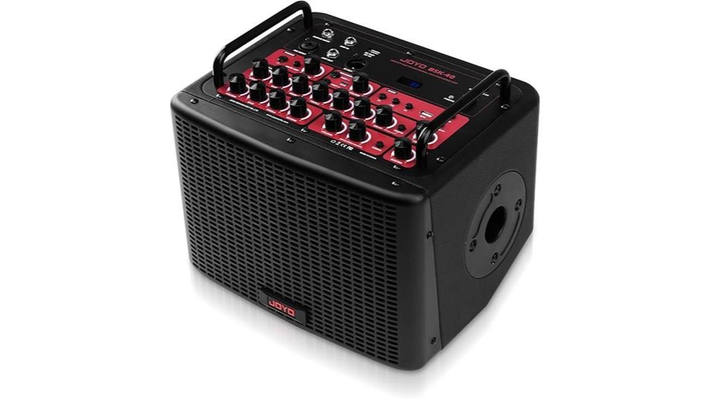portable acoustic amp features