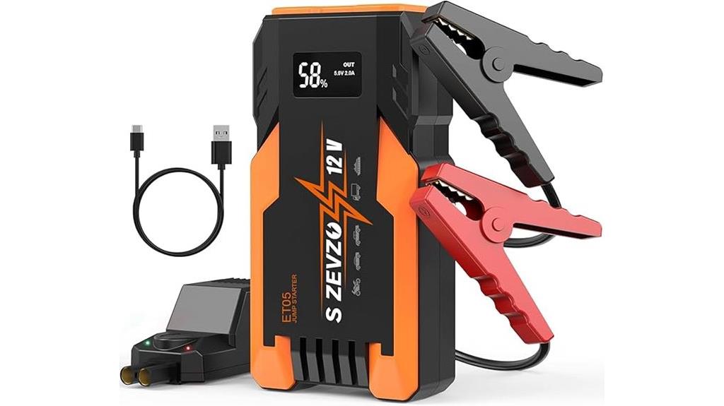 portable car battery booster
