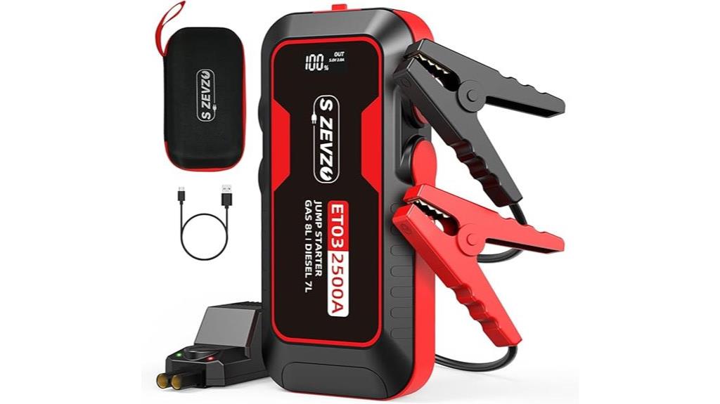 portable car battery jumper