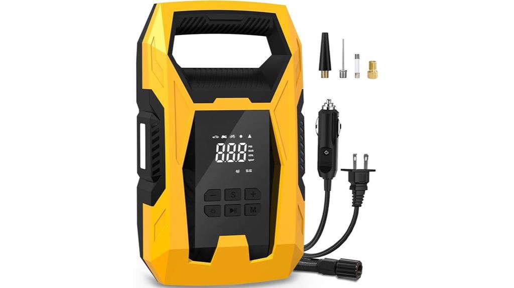 portable dual power compressor