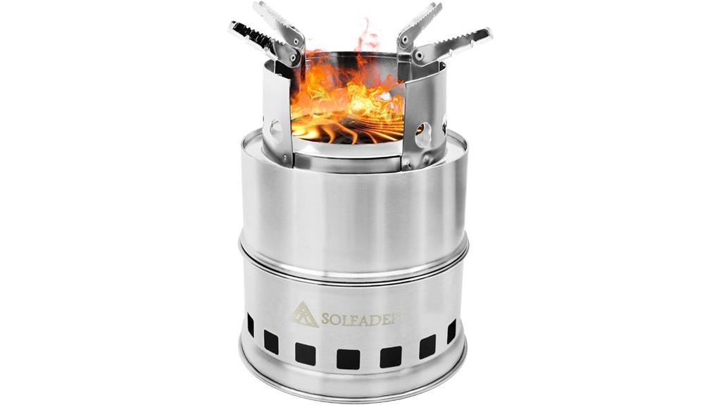 portable wood camp stove