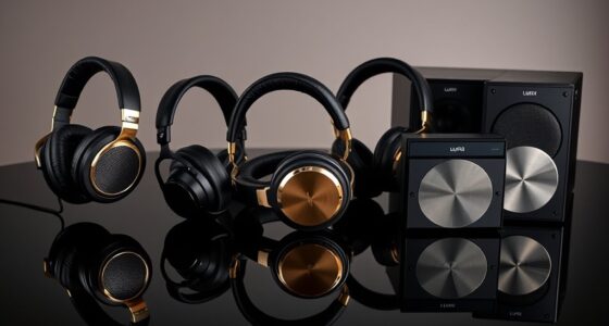 premium audio equipment selection