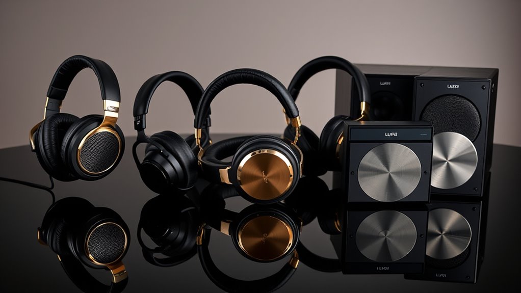 premium audio equipment selection