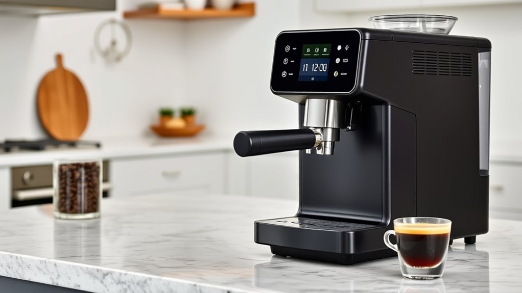 premium coffee machine features
