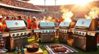 premium tailgating grill options