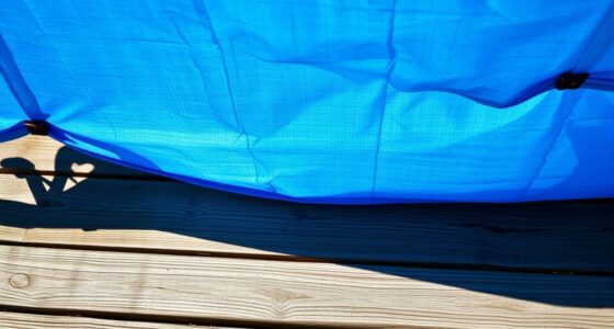prevent moisture buildup under tarps