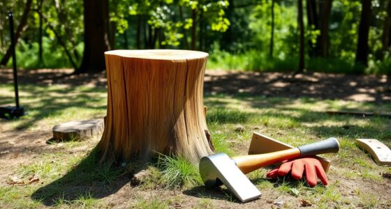 proper stump splitting setup