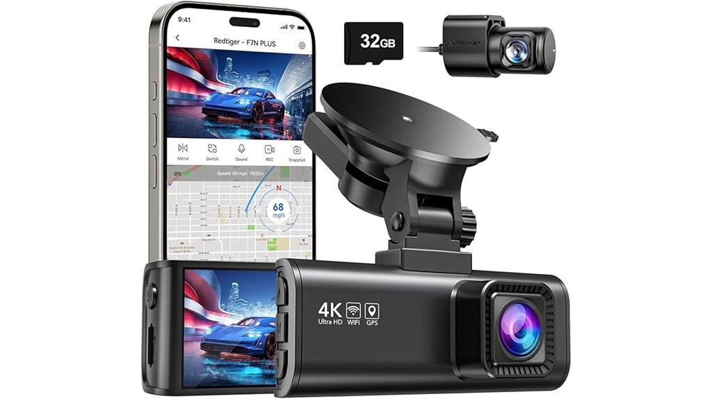 redtiger front rear camera