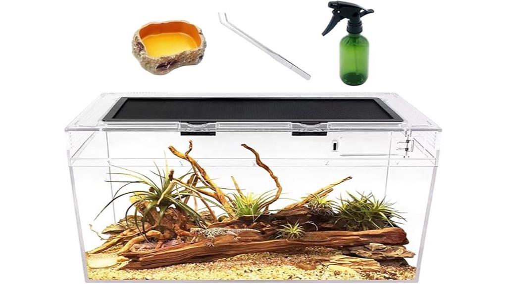 reptile terrarium 20 x10 x8