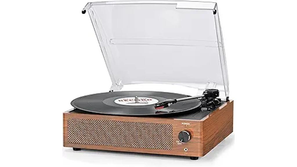 retro bluetooth belt drive turntable