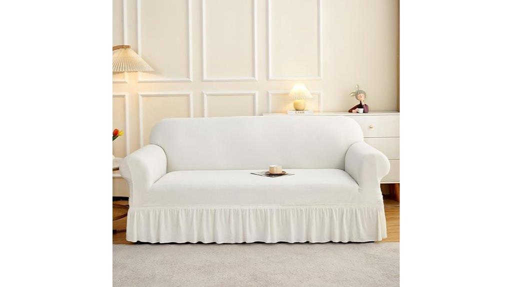 ruffle skirt couch cover