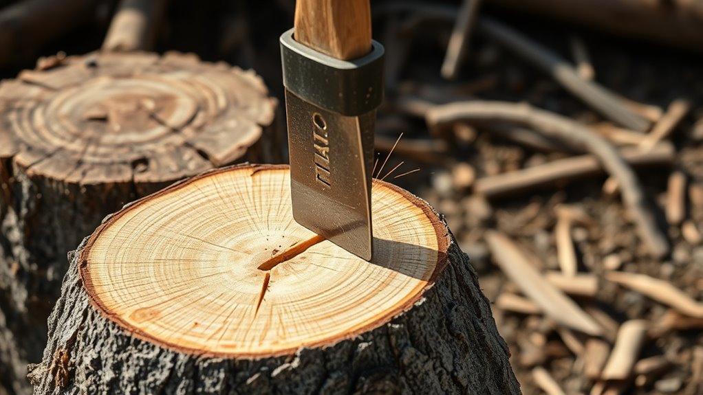 safe small log splitting