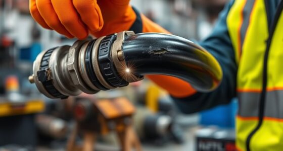 safely replacing damaged hose