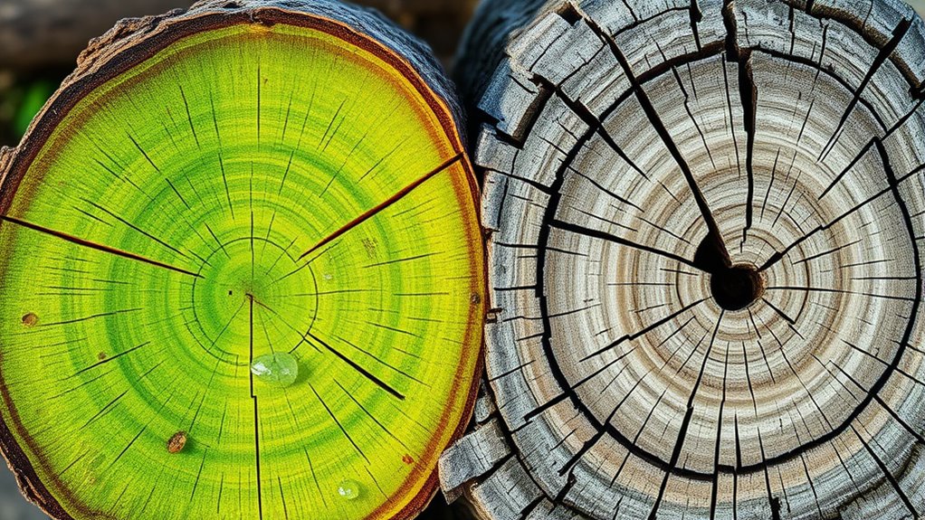 seasoned wood burns cleaner