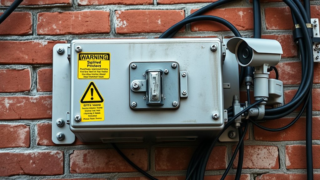 secure splitter theft prevention