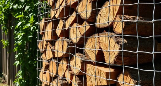 secure woodpile from rodents