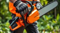 securely carry chainsaw safely