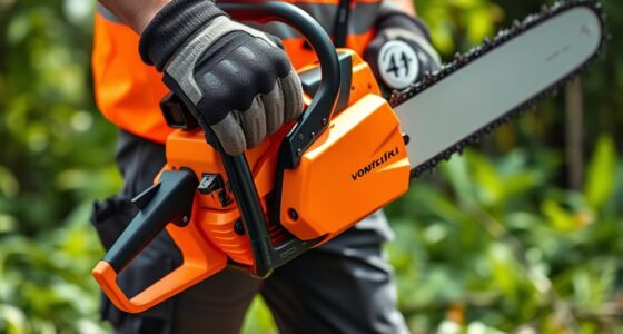 securely carry chainsaw safely