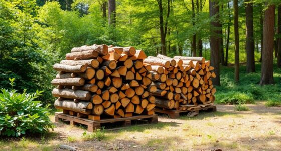 securely store firewood safely