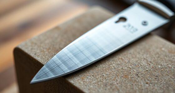 sharpen wedges at correct angles